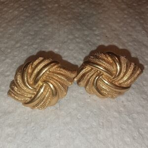 Napier Gold Knot Earrings